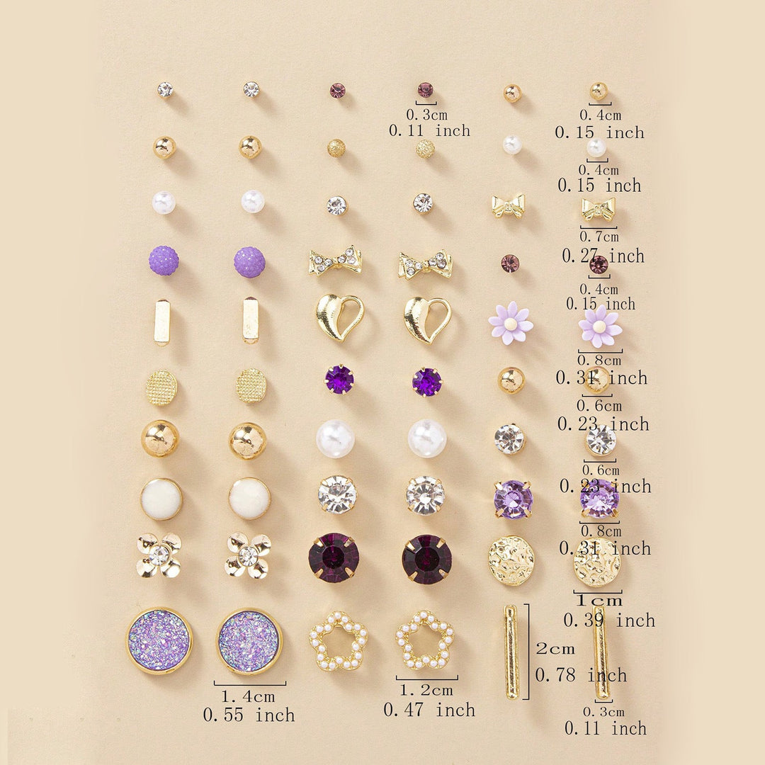 Earring set with versatile motifs Kalsten