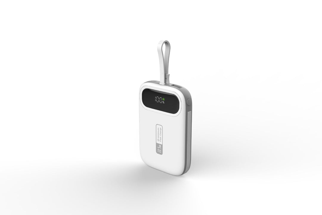 Portable power bank with fast USB-C connection and integrated LED display Kalsten