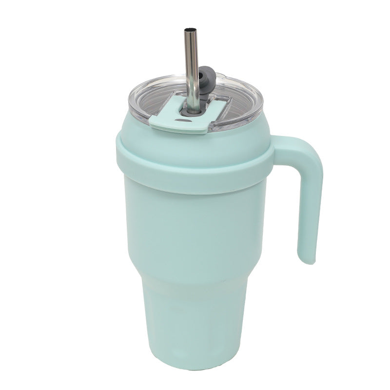 Women's Insulated To-Go Cup with Ergonomic Handle and Flexible Straw Kalsten