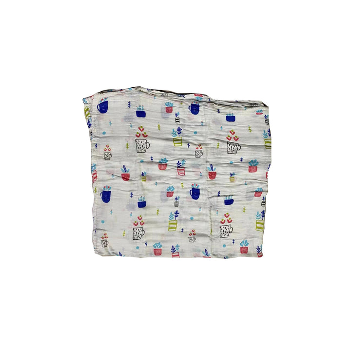 Cute Patterned Muslin Swaddle Blanket kalsten