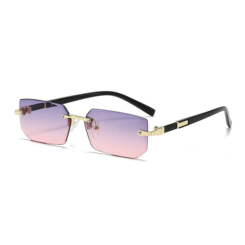 Ladies elegant and fashionable sunglasses with transparent frame Kalsten