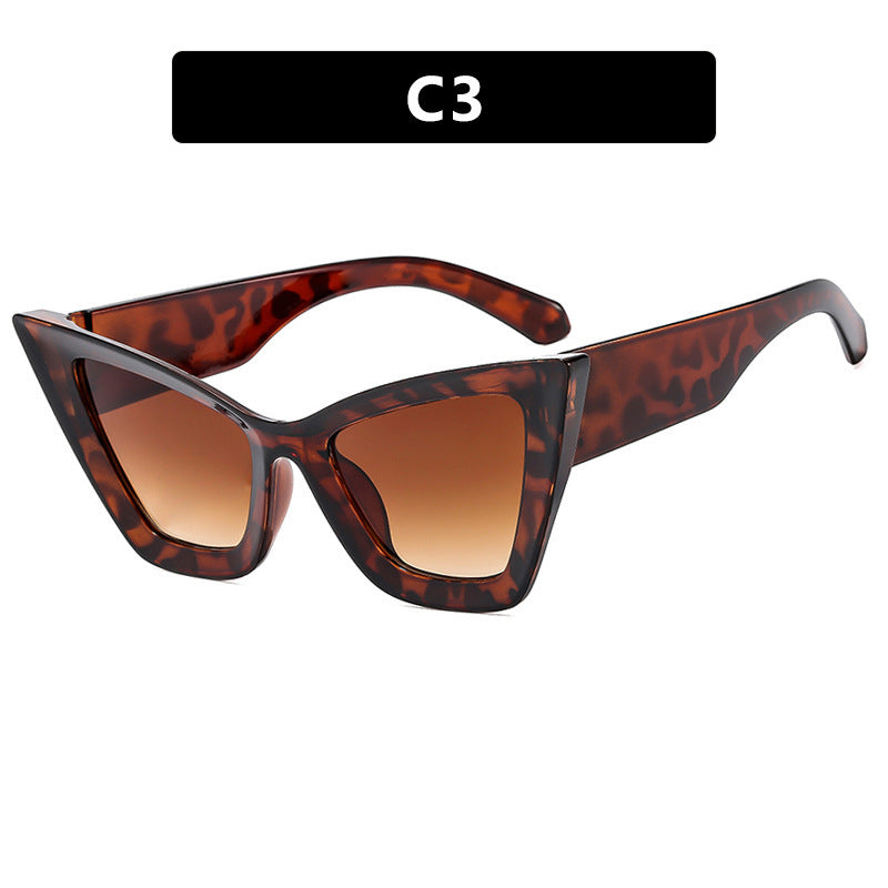 Women's Cat-Eye Sunglasses with Unique Wave Frame Kalsten