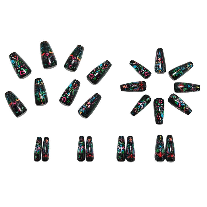 Artificial Nails in Creative Mandala Design Kalsten