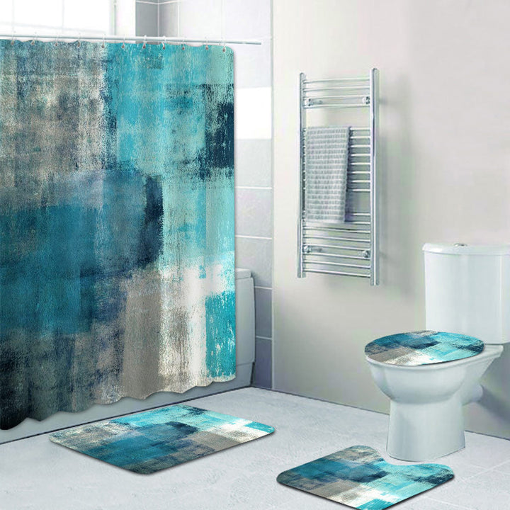 Scenic Beach-Themed Shower Curtain Kalsten
