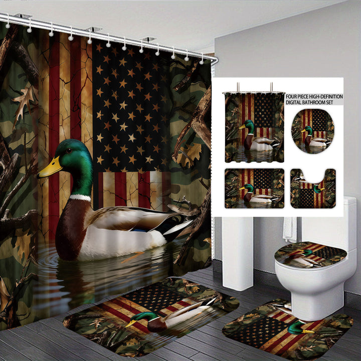 Digital Duck-Themed Bathroom Set Kalsten