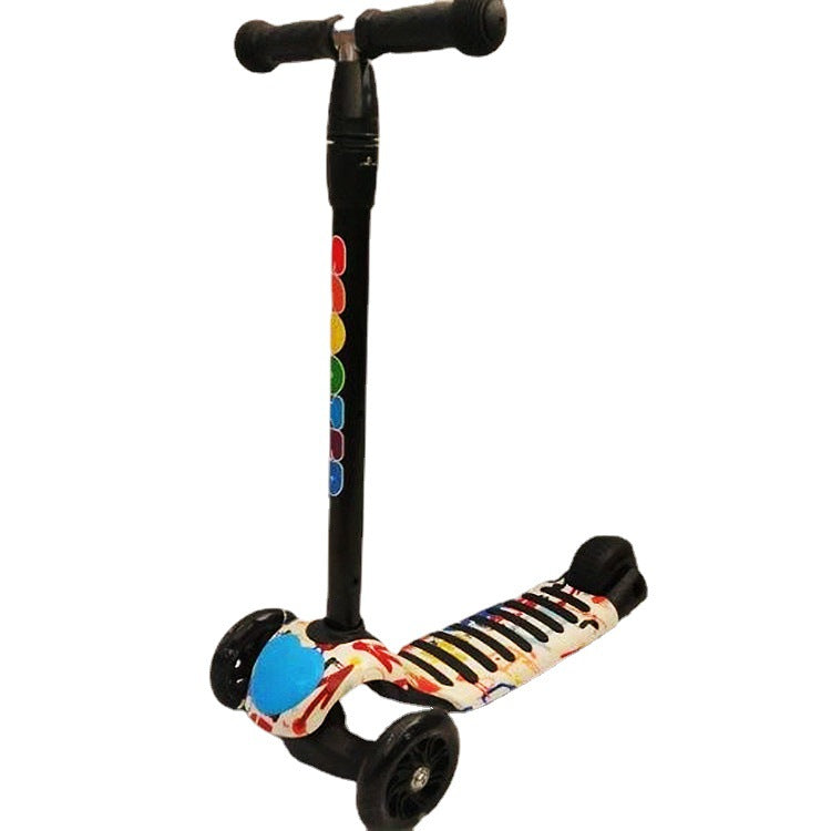 Stylized Three-Wheel Kickboard Scooter Kalsten