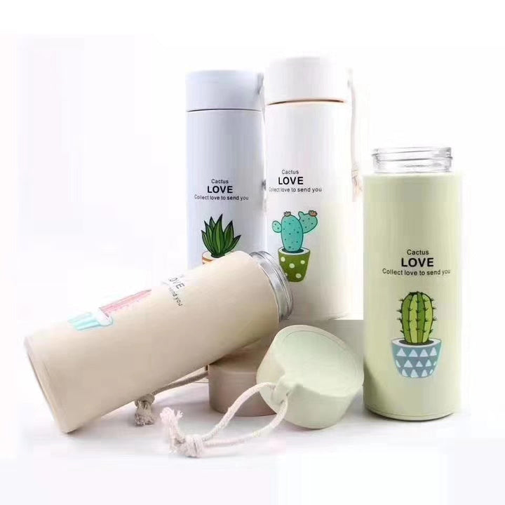 Ladies thermo-insulated drink bottle with creative cactus designs Kalsten