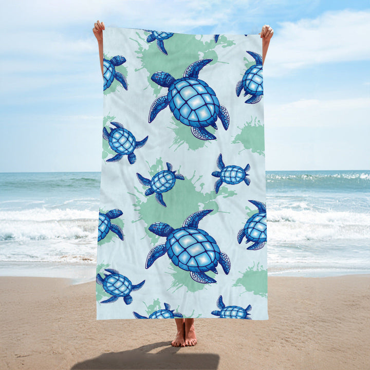 Beach towel with creative turtle design Kalsten
