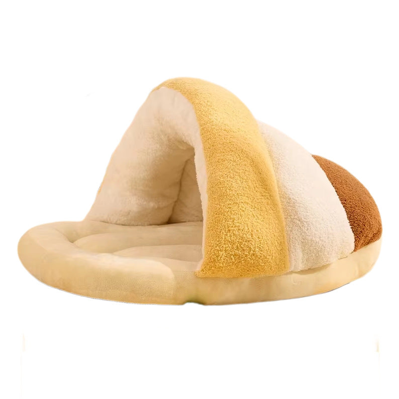 Cozy Enclosed Snug Dog Bed
