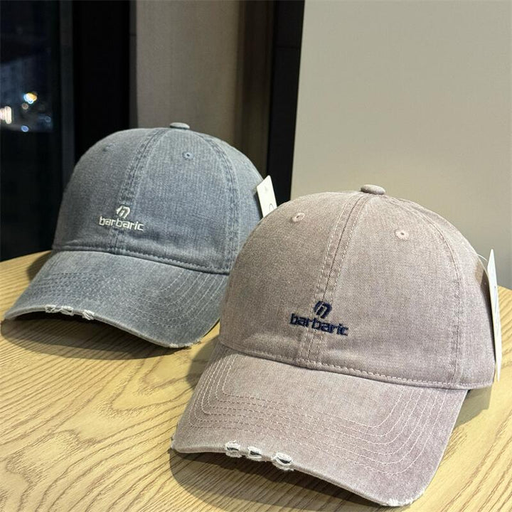 Men's Distressed Cotton Twill Baseball Cap Kalsten