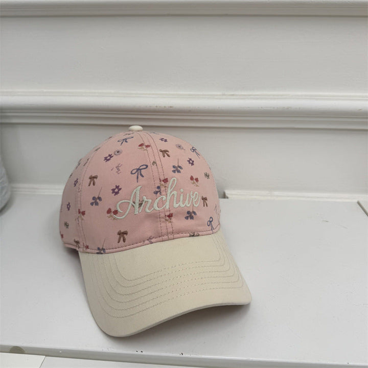 Women's Floral-Embroidered Baseball Cap Kalsten