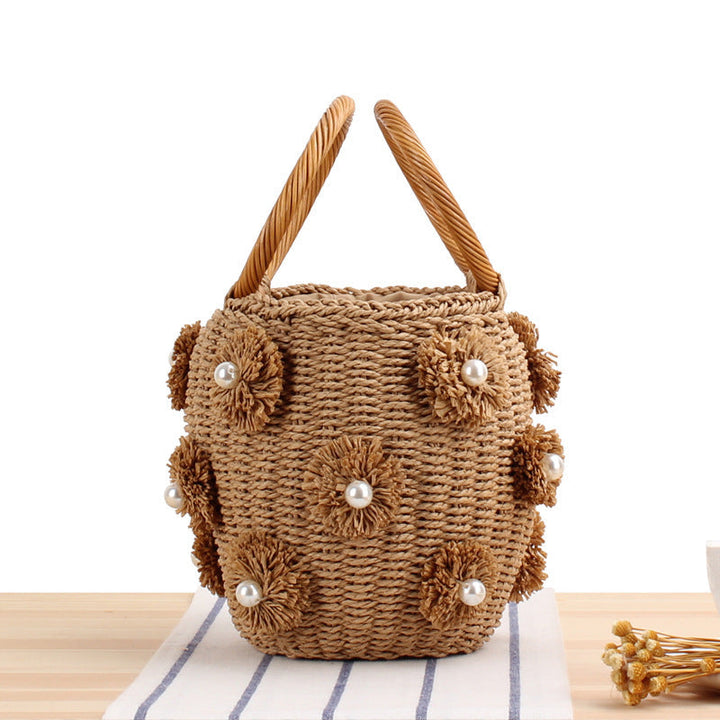 Handbag with Unique Pearl Applications Kalsten