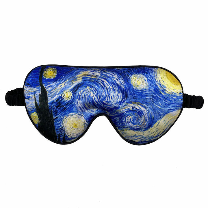 Unisex soft ergonomic sleep mask with contoured eye area and adjustable elastic band Kalsten
