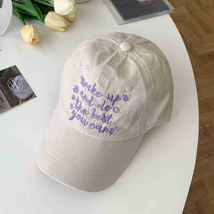 Women's Motivational Embroidered Cap Kalsten