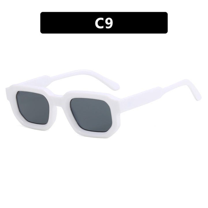 Women geometric sunglasses with fashionable high-gloss frame Kalsten