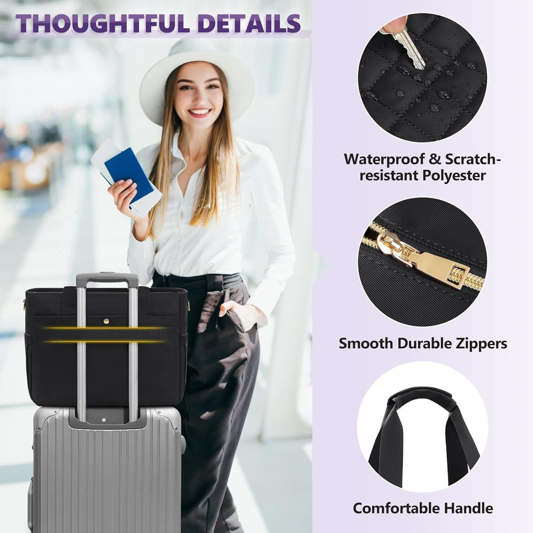Padded Multi-functional Handbag with Organizer Kalsten