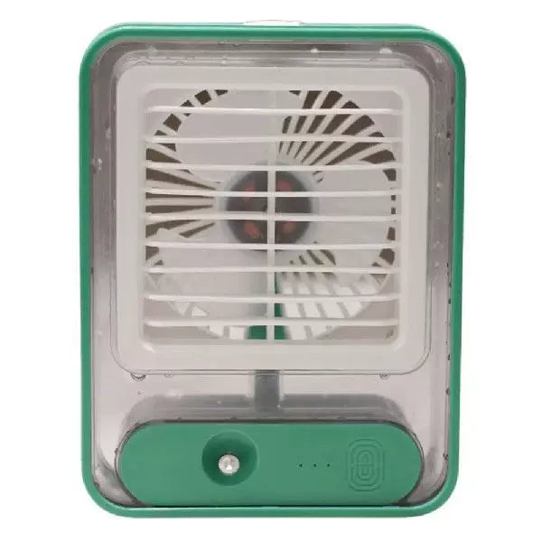 Unisex One Size Compact USB Microclimate Cooler and Whisper-Quiet Table Fan with Transparent Water Tank and Adjustable Louver Kalsten