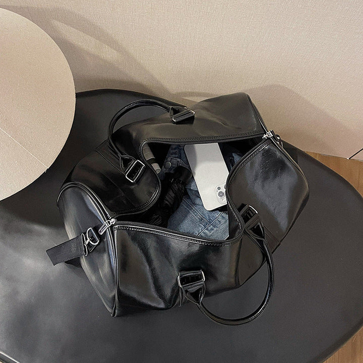 Stylish Leather Travel Duffel Kalsten