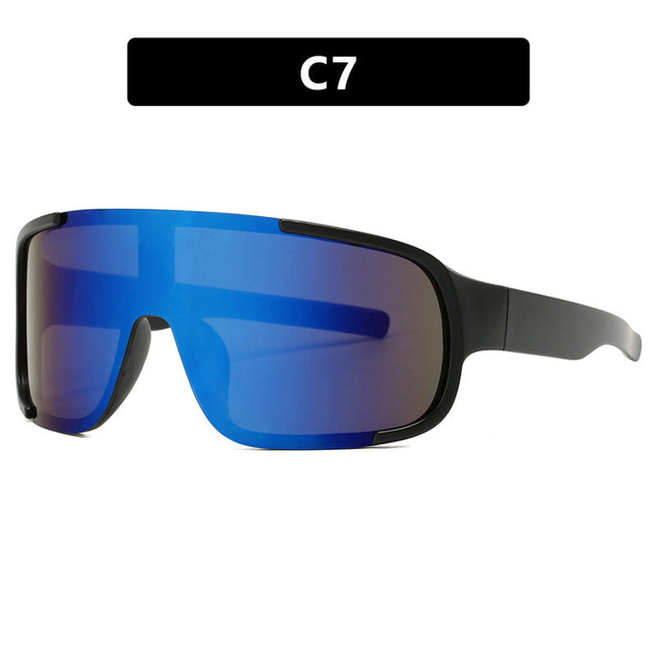 Women's sporty UV protection sunglasses with wide, aerodynamic shape Kalsten