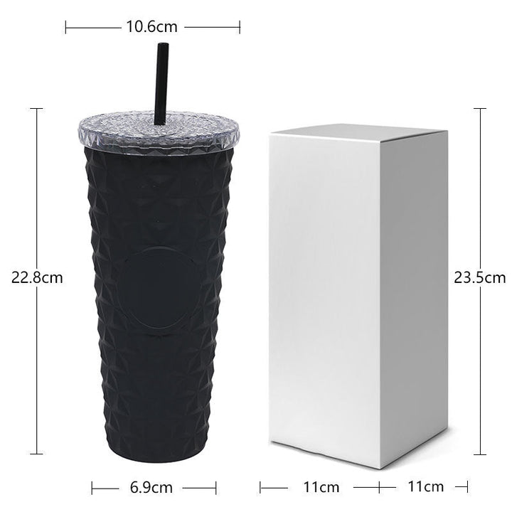 Women's Creative Drinking Cup with Decorative Surface Kalsten