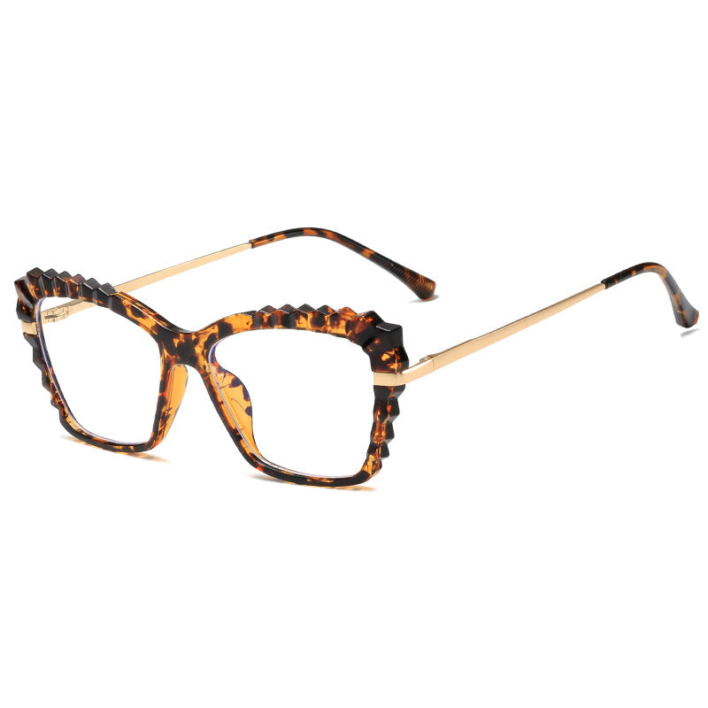 Women oversized glasses with unique wave edge design Kalsten