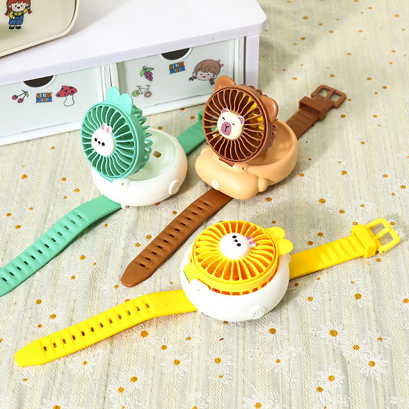 Women's Portable Hand Fan with Fun Rabbit Design Kalsten