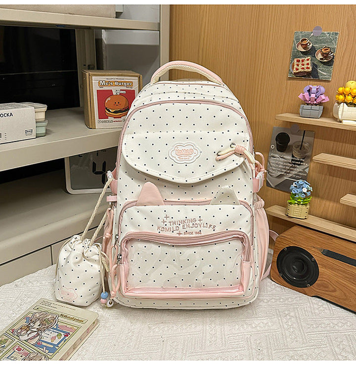 Children's Cute Animal-Themed Multi-Pocket School Backpack