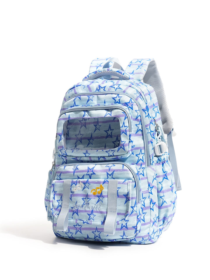 Multi-Compartment Music Theme School Backpack
