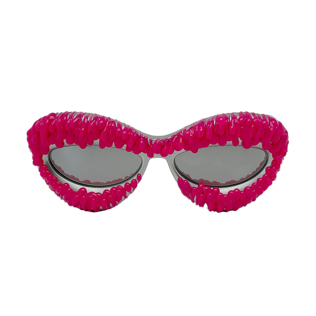 Women's extravagant cat-eye sunglasses with decorative frame Kalsten