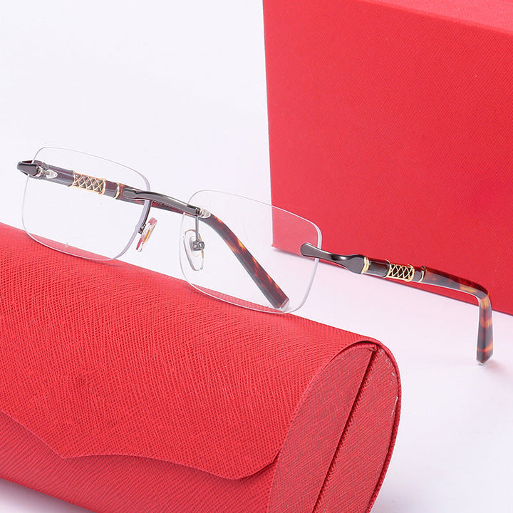 Women's elegant square sunglasses with luxury metal frame Kalsten