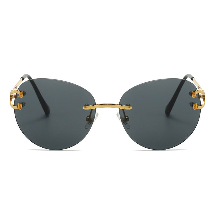 Ladies elegant Cat-Eye sunglasses with gold accents and UV protection Kalsten