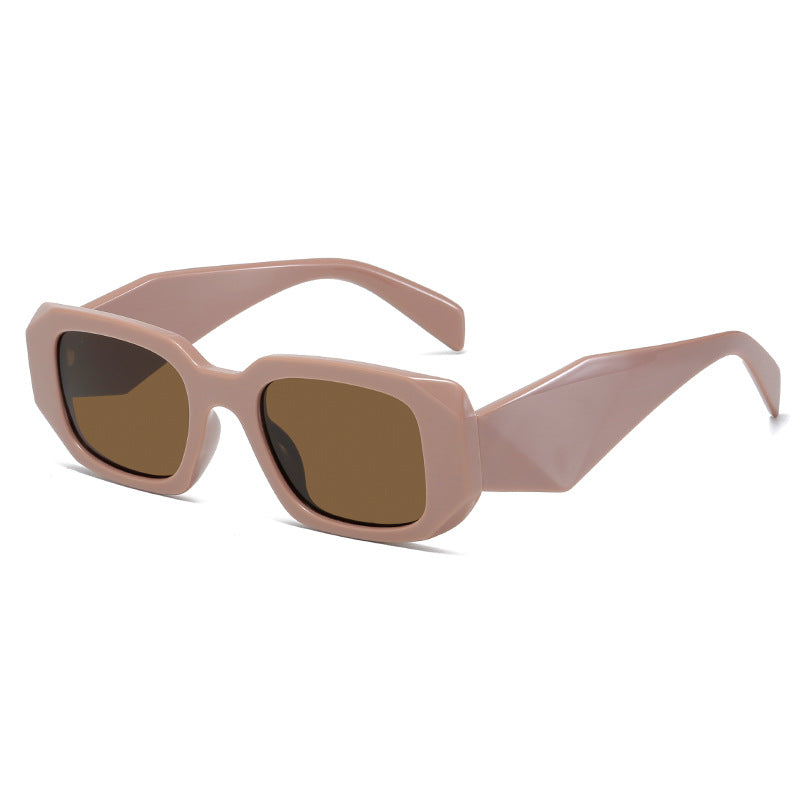 Women’s square designer sunglasses with modern accented frame Kalsten
