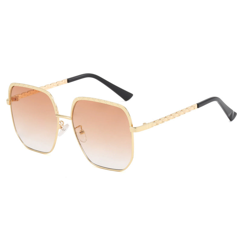 Ladies' fashionable sunglasses with square frame and stylish details Kalsten