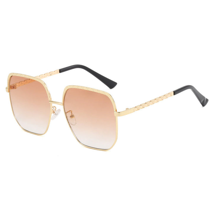 Ladies' fashionable sunglasses with square frame and stylish details Kalsten