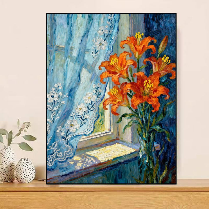 Vintage Floral Canvas Art Print Kalsten