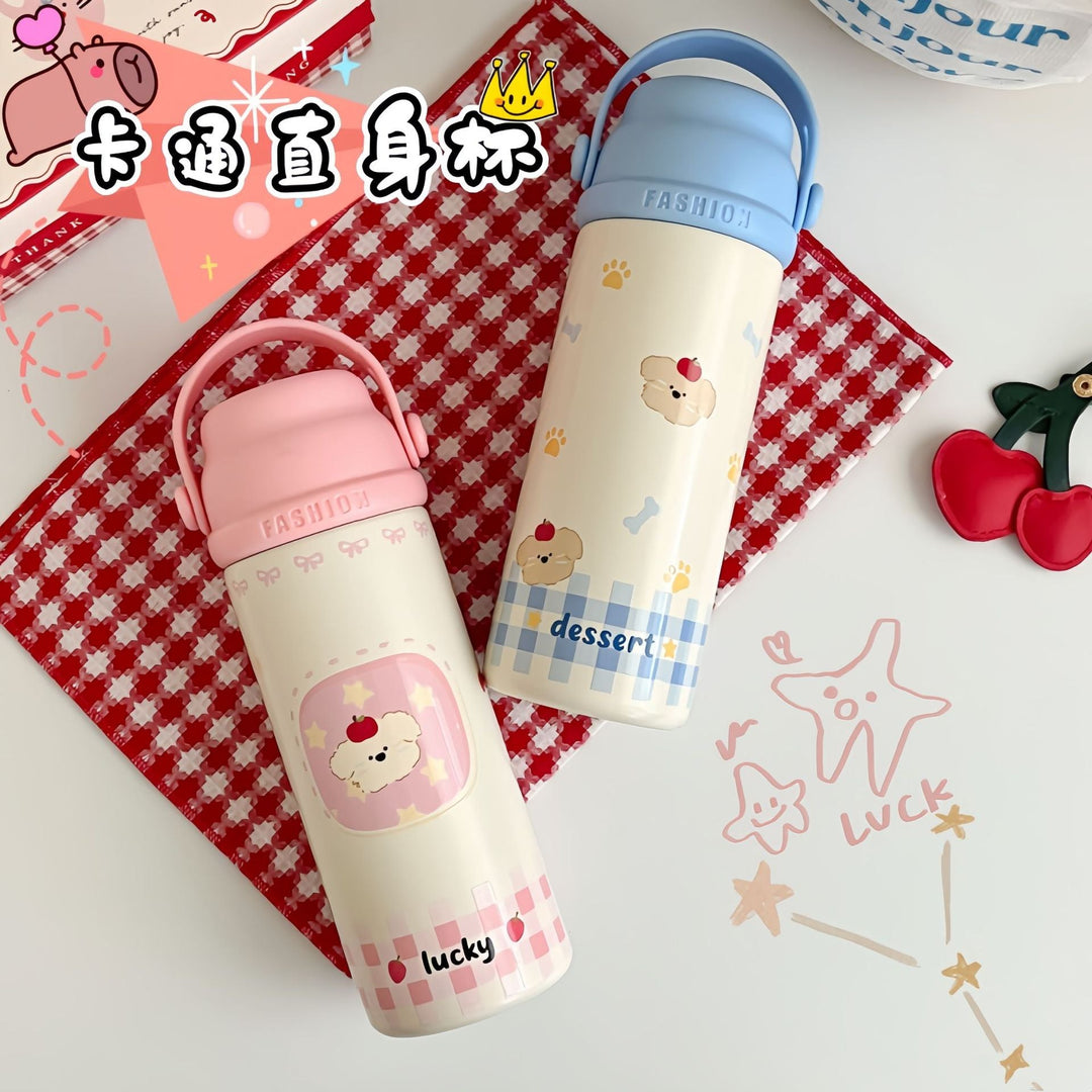 Ladies thermos bottle with playful animal design Kalsten
