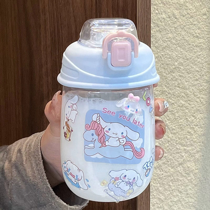 Women's playful drinking bottle with unique safety closure Kalsten