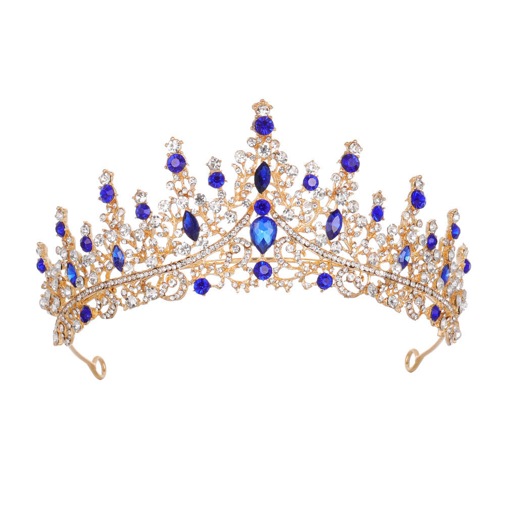 Ladies Rhinestone Tiara with Sparkling Gemstones Kalsten