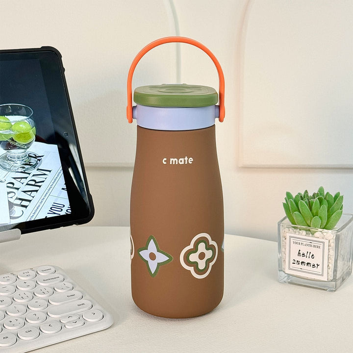 Ladies Insulated Drinking Bottle with Practical Carry Strap Kalsten