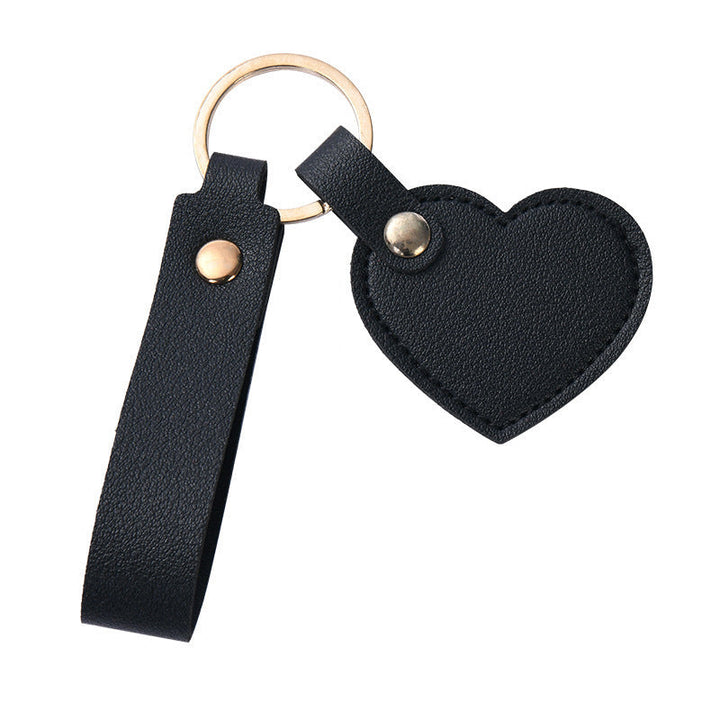 Women Keychain Kalsten  Heart Shape Made of High-Quality Artificial Leather