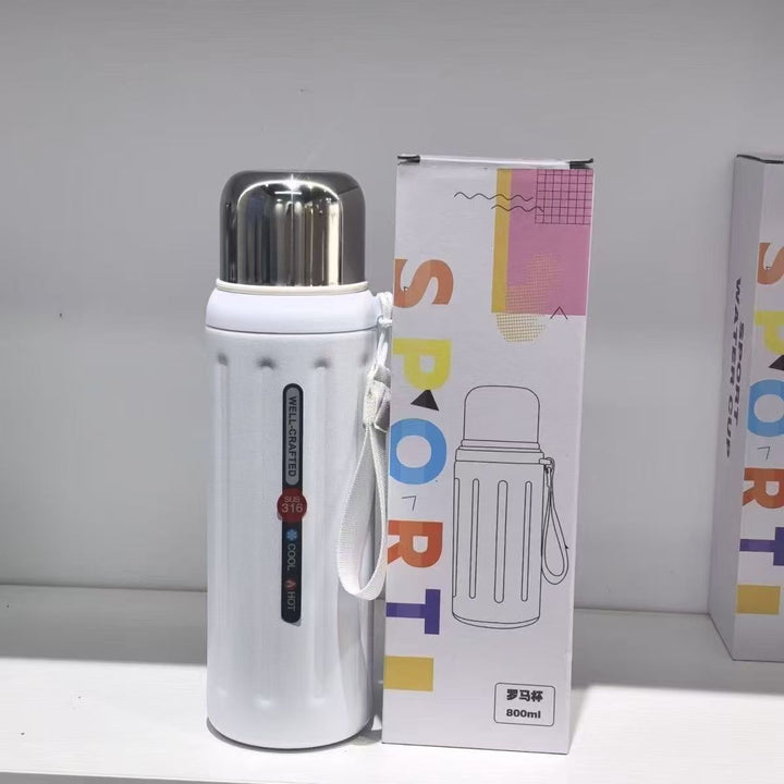 Unisex Thermal Insulated Bottle with Practical Carrying Handle Kalsten