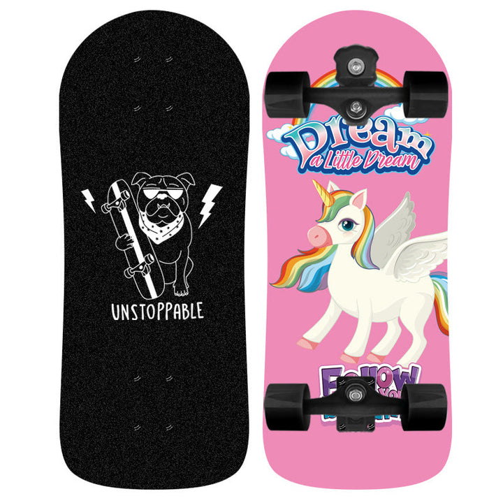 Unicorn-Themed Graphic Skateboard Kalsten