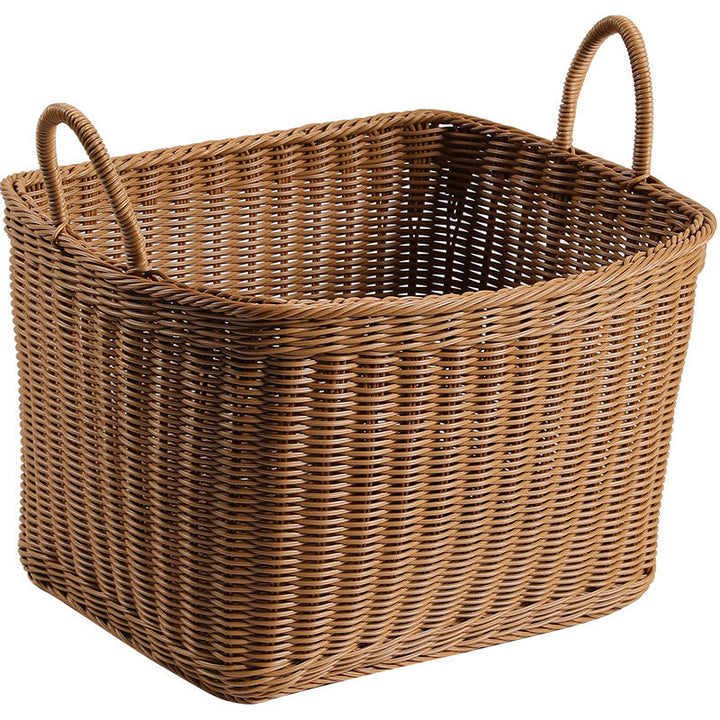 Versatile Handwoven Storage Basket with Ergonomic Handles Kalsten