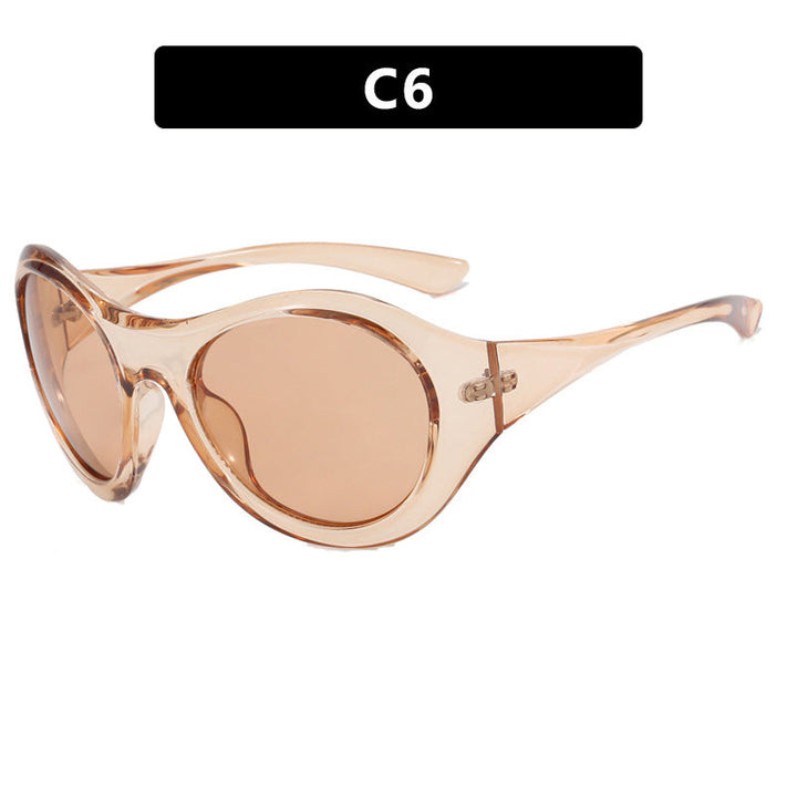Ladies retro-inspired sunglasses with oversized frame and protective lenses Kalsten
