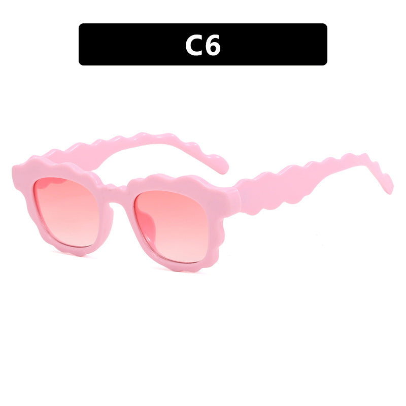 Women’s fashionable sunglasses with wavy frame Kalsten