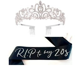 Ladies glamorous tiara with elegant design and sturdy hair combs Kalsten