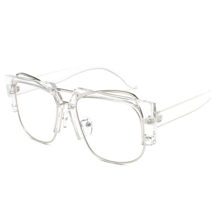 Women Fashion Square Sunglasses with Unique Chain Design Kalsten