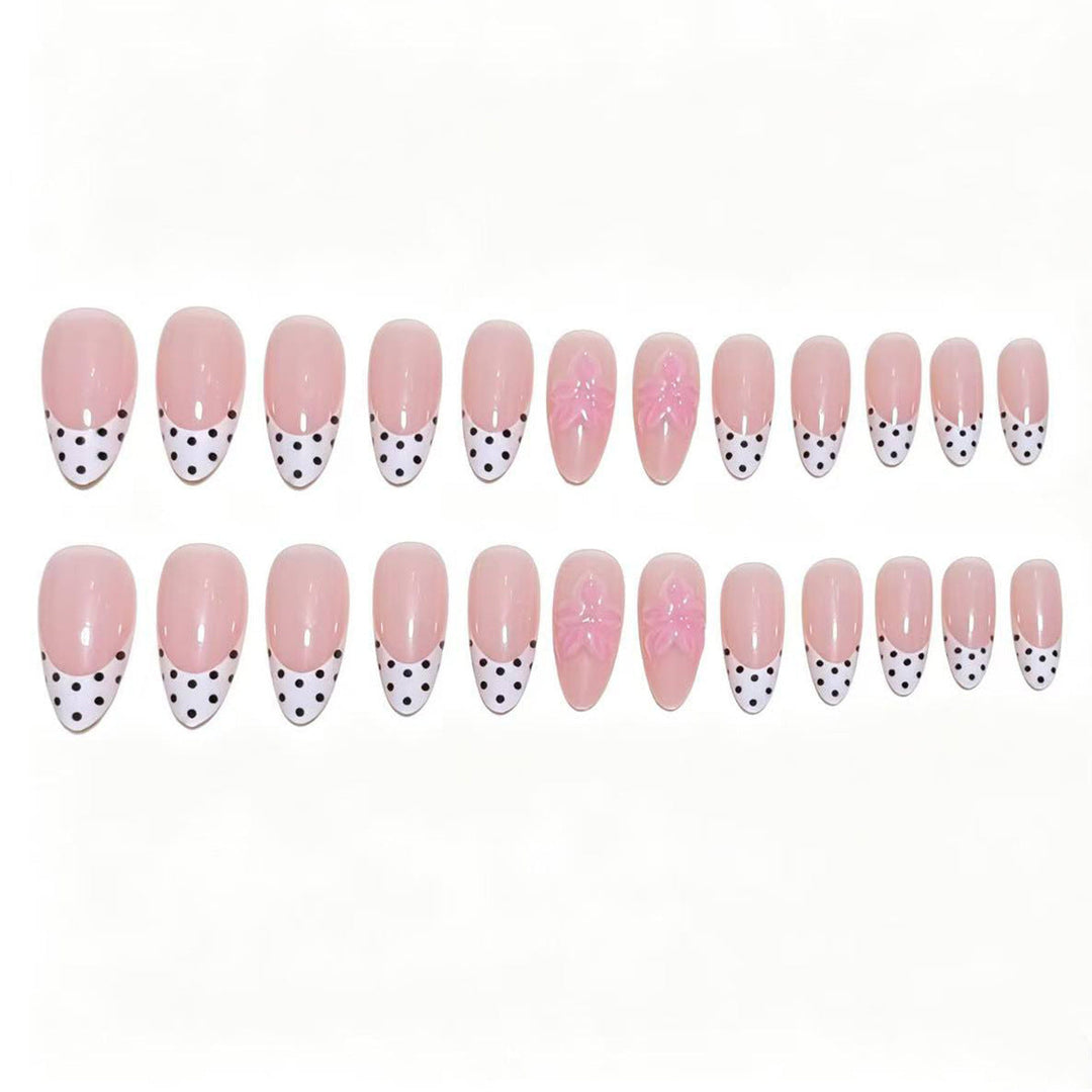 Elegant Floral Design Press-On Nail Tips Kalsten