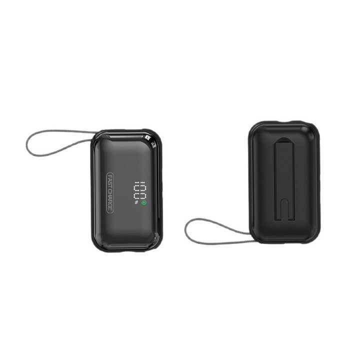 Portable power bank with integrated charging cable and LED charging status display Kalsten