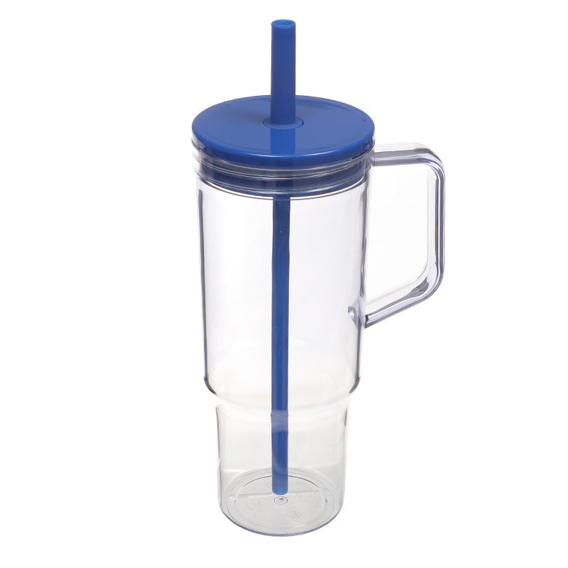 Women's creative drinking cup with retractable straw and non-slip handle Kalsten